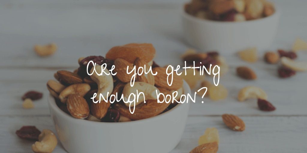 Boron a little goes a long way toward healthy bones Better Bones